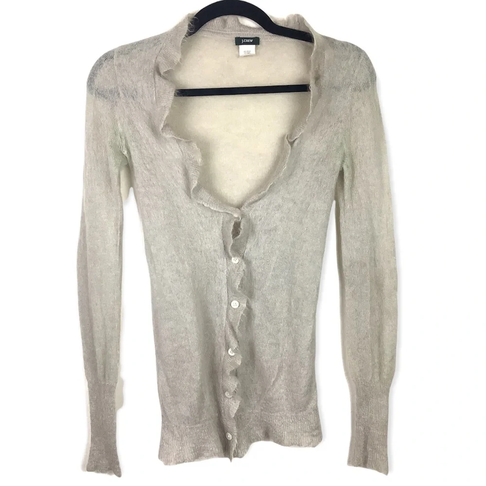 J.Crew mohair/wool cardigan size small - Picture 1 of 4